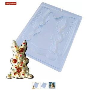 8276 FORMA 3 PARTES COM SILICONE COELHO DE COLHER 10221 - BWB