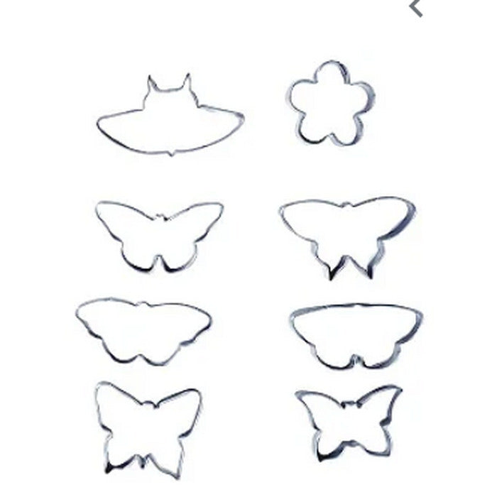 11432 CORTADOR INOX BORBOLETA 8 PCS REFCA139 - PRIME CHEF