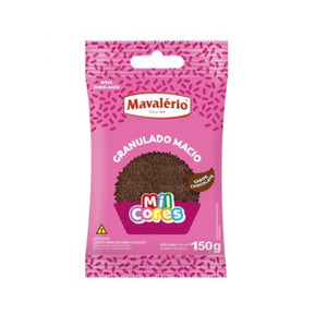 0027 GRANULADO MACIO SABOR CHOCOLATE 150G - MAVALÉRIO