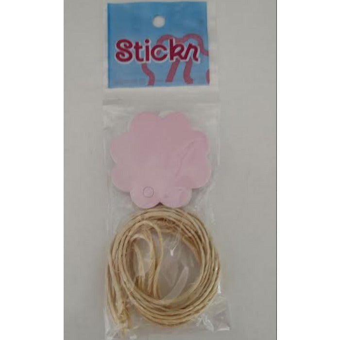 12300 TAG FLOR ROSA COM 15 UND - STICKR