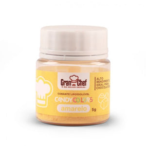 CORANTE LIPOSSOLÚVEL AMARELO CANDY 5G - GRAN CHEF