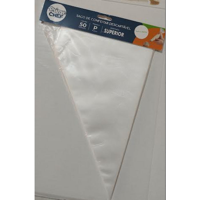 12128  KIT SACOS DESCARTAVEIS PEQUENO 19X29CM COM 50- PRIME CHEF