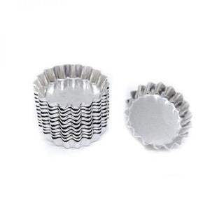 FORMA TORTA DE MAÇÃ FUNDO FIXO 5,5CM X 1,4CM 12 PEÇAS - DOUPAN