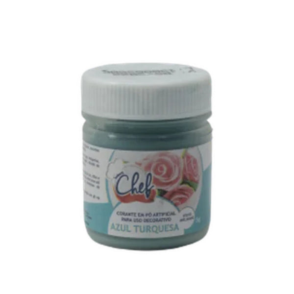 11969 CORANTE PÓ DECORATIVO EFEITO AVELUDADO AZUL TURQUESA 5G - ICEBERG