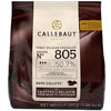 0828 CHOCOLATE MEIO AMARGO 805 400G - BARRY CALLEBAUT 805BRD94