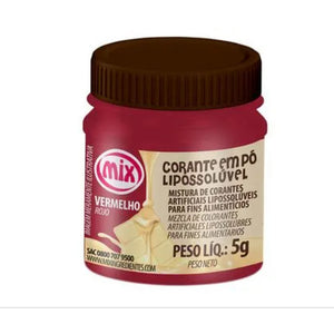 11176 CORANTE EM PÓ LIPOSSOLUVEL VERMELHO 5G - MIX