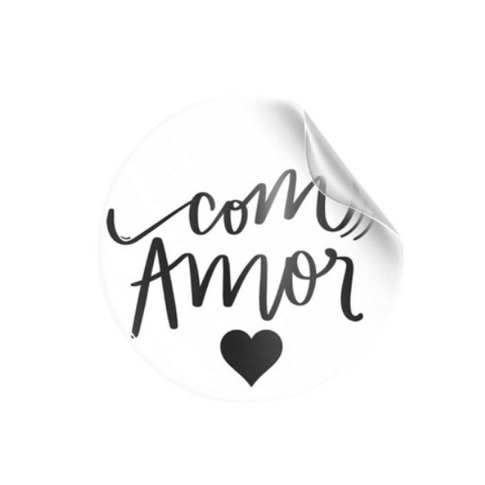 12321 ADESIVO COM AMOR TPT COM 30UND - STICKR