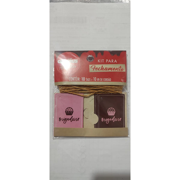 10780 KIT FECHAMENTO PARA DOCES ROSA REF14001708 - CROMUS
