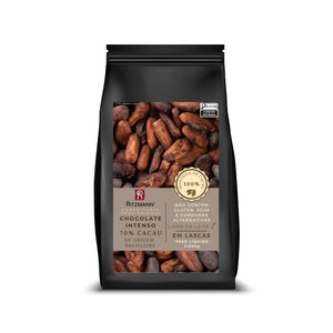 CHOCOLATE INTENSO GOURMET 70% CACAU EM LASCAS 1,01KG - RITZMANN