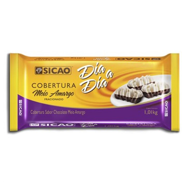 1541COBERTURA MEIO AMARGO BARRA 1,01KG  ILDBL7011022B94 - SICAO