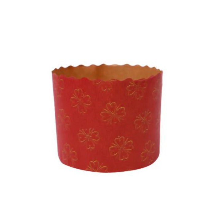 11398 FORMA PARA PANETONE VERMELHA 250G REF510501 - ULTRAFEST