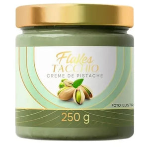 CREME DE PISTACHE FLAKES TACCHIO GANACHE 250G - GUSTOSÍA MEC3