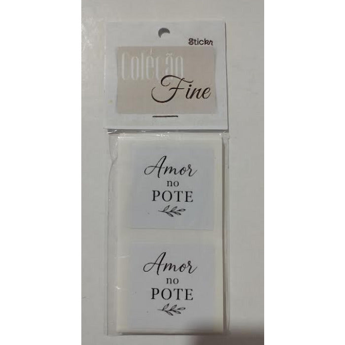 12336 ADESIVO AMOR NO POTE COM 30UND - STICKR