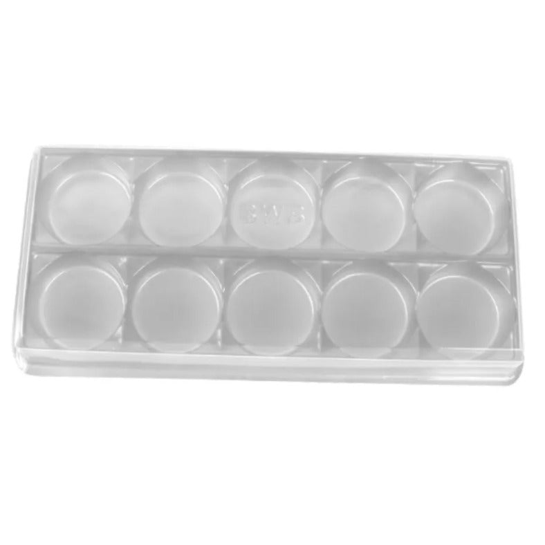 10987 CAIXA PARA BOMBONS COM 10 CAVIDADES CRISTAL 14005- BWB