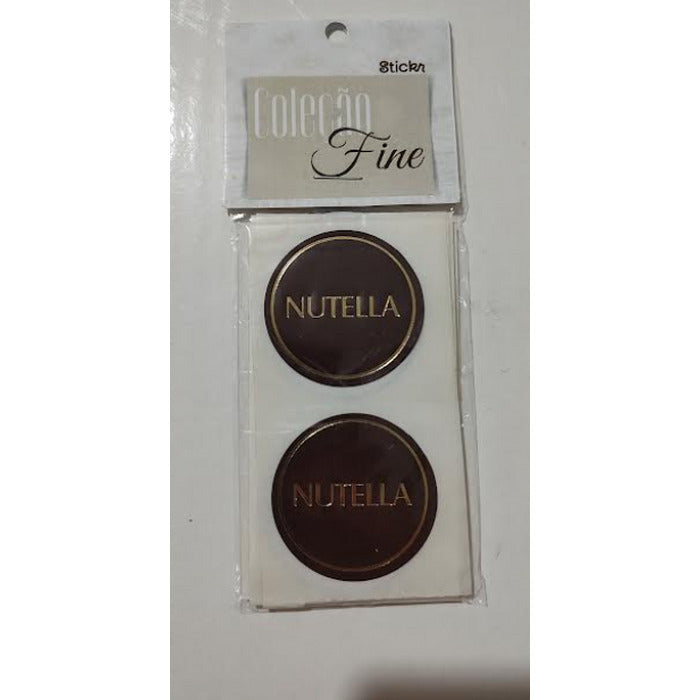 12326 ADESIVO NUTELLA COM 30 UND - STICKR