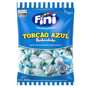 11132 MARSHMALLOW RECHEADO TORÇAO AZUL 250G - FINI