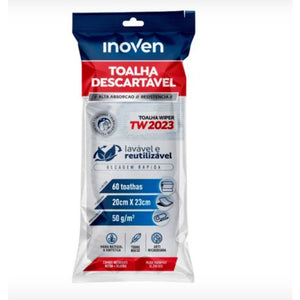 12142 TOALHA DESCARTAVEL TW2023 COM 60 1061 - INOVEN