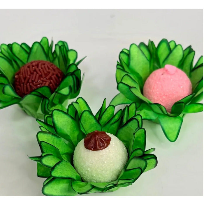 12086 FORMINHA MINI MADRI VERDE LIMÃO 30UND 830062 - DECORA DOCES