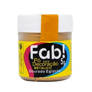 PÓ PARA DECORAÇÃO BRILHANTE DOURADO EGÍPCIO 3G - FAB