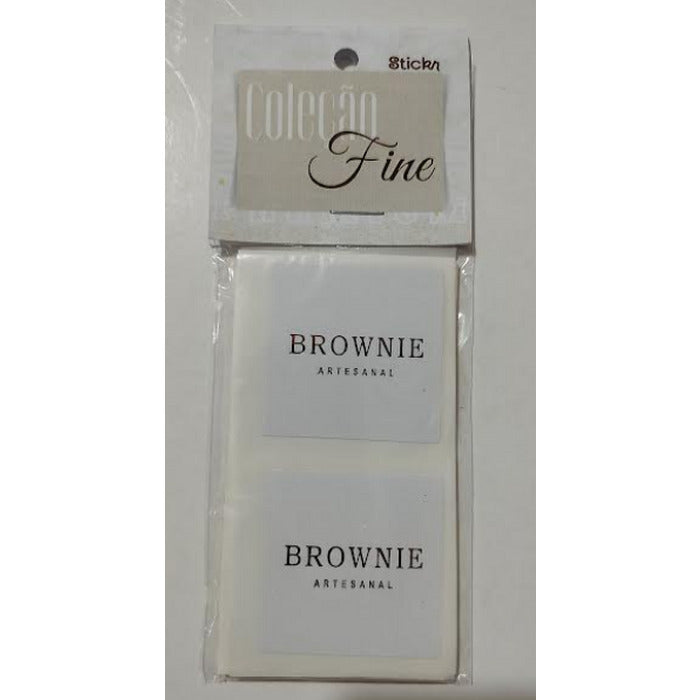 12325 ADESIVO BROWNIE ARTESANAL COM 30UND - STICKR