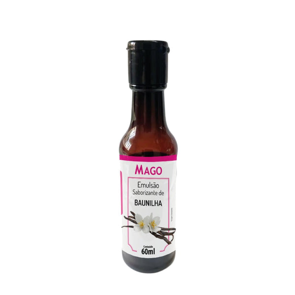 EMULSÃO SABORIZANTE DE BAUNILHA 60ML - MAGO