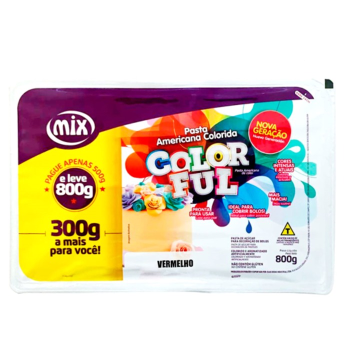 PASTA AMERICANA VERMELHA 800G - MIX