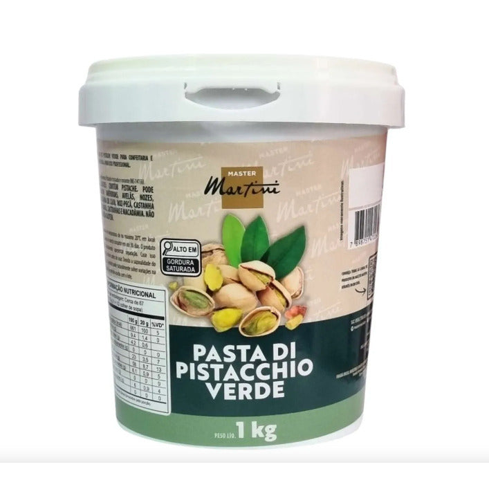 11568 PASTA 100% PISTACHE PISTACCHIO VERDE 1KG - MASTER MARTINI
