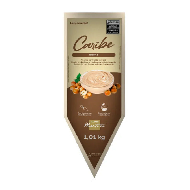11565 BISNAGA CARIBE BUENO RECHEIO DE AVELÃ COM CHOCOLATE BRANCO 1,01KG - MASTER MARTINI