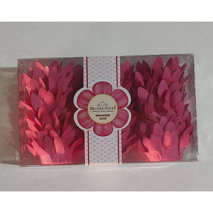 12081FORMINHA MINI MADRI FRAMBOESA 30UND 830578 - DECORA DOCES