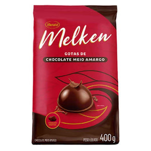 CHOCOLATE MEIO AMARGO MELKEN 400G - HARALD