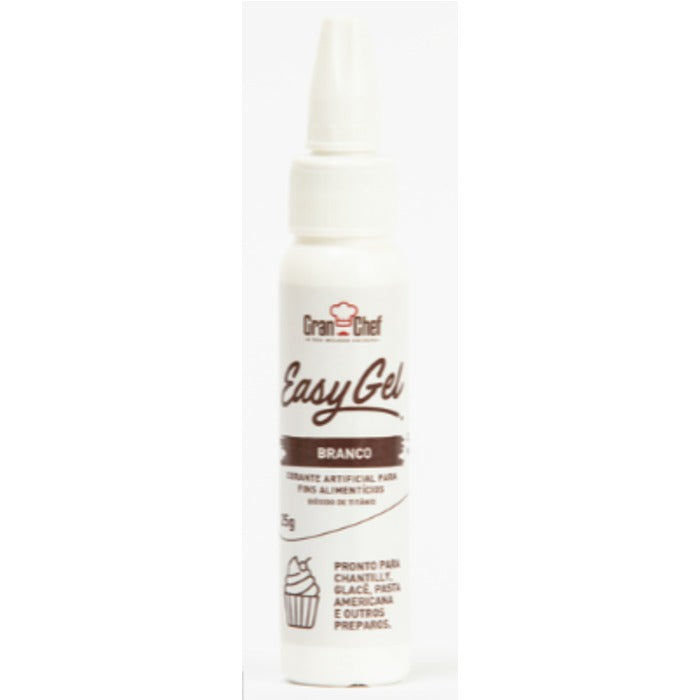 CORANTE EASY GEL BRANCO 25G - GRAN CHEF