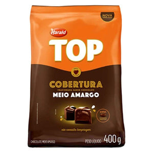 COBERTURA MEIO AMARGO TOP 400G - HARALD