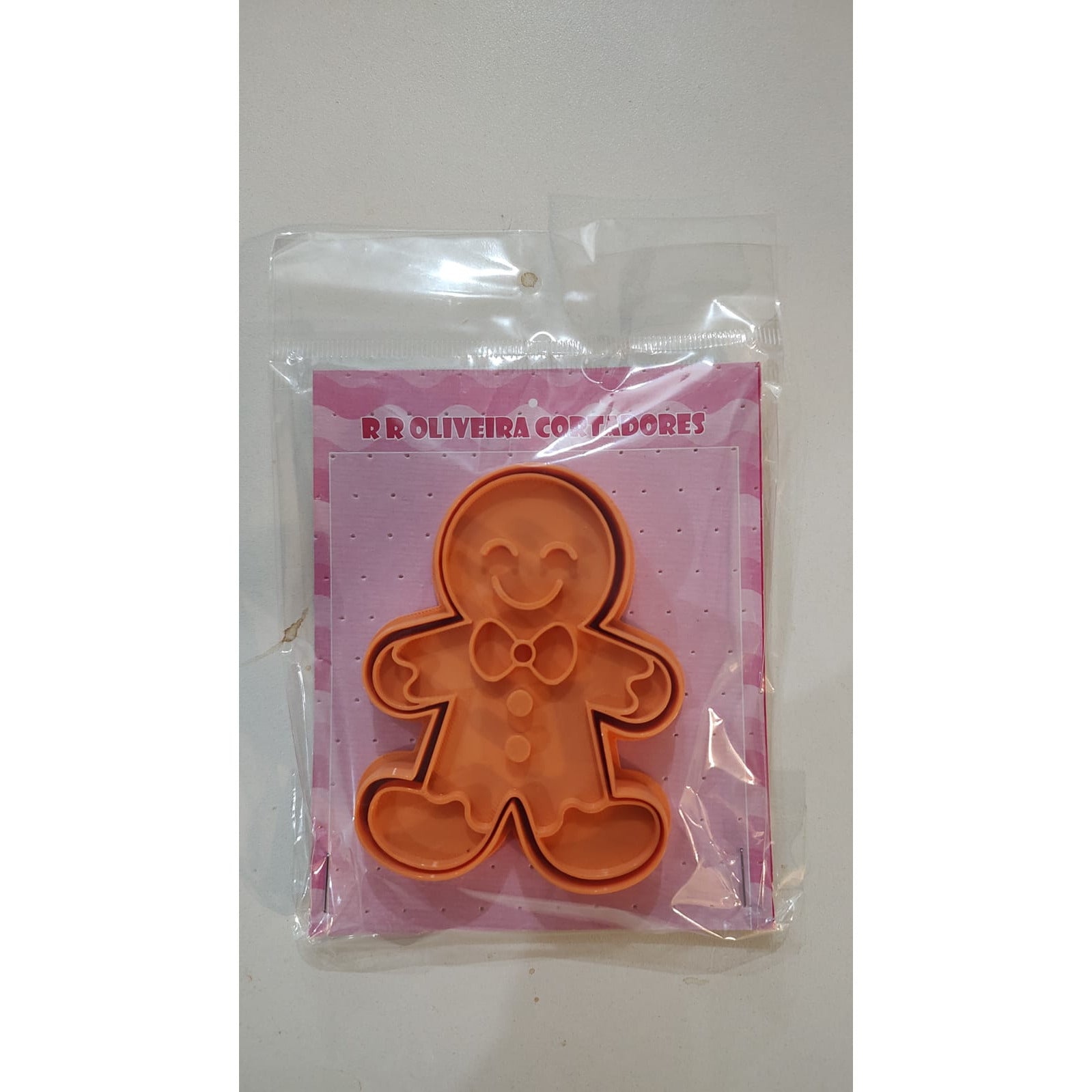 10399 KIT CORTADOR CARIMBO GINGERBREAD 3D - RR CORTADORES