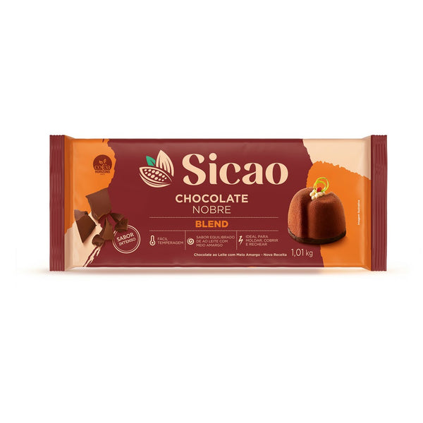 0865 CHOCOLATE NOBRE BLEND BARRA 1,01KG CRMBL0070505B94 - SICAO