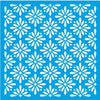 9319 STENCIL ORNAMENTOS FLORAIS CODSBS005 - BLUE STAR