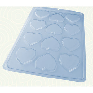 11201 FORMA SIMPLES TABLETE CORAÇAO LAPIDADO PEQUENA REF 3696- BWB