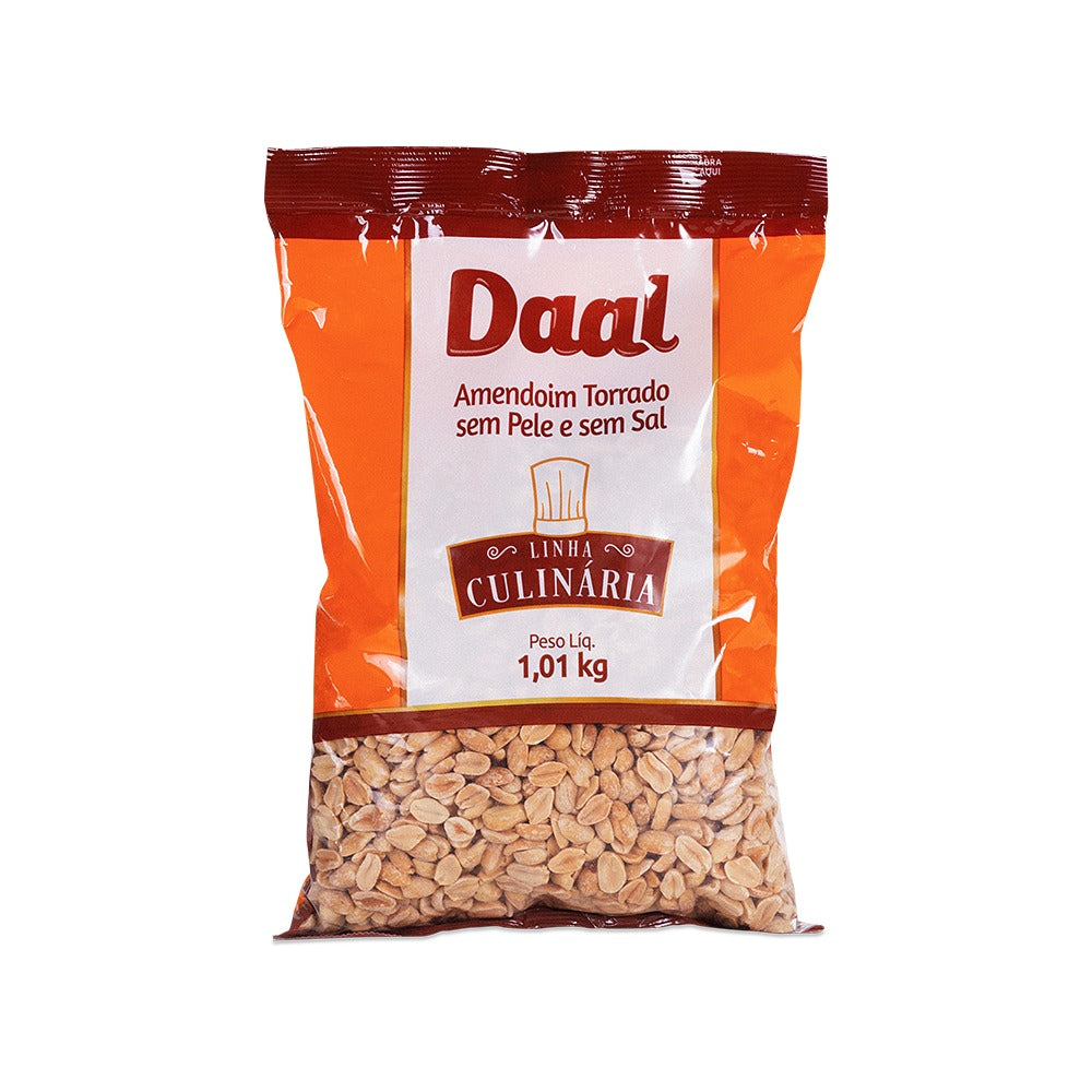AMENDOIM TORRADO SEM PELE - 1,01KG DAAL