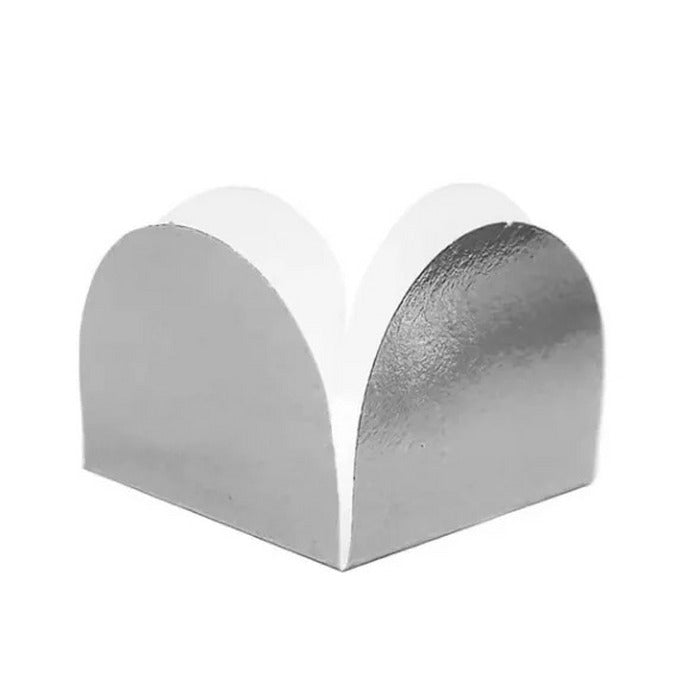 11328 CAIXETA METALIZADO PRATA 50 UND REF458901 - ULTRAFEST