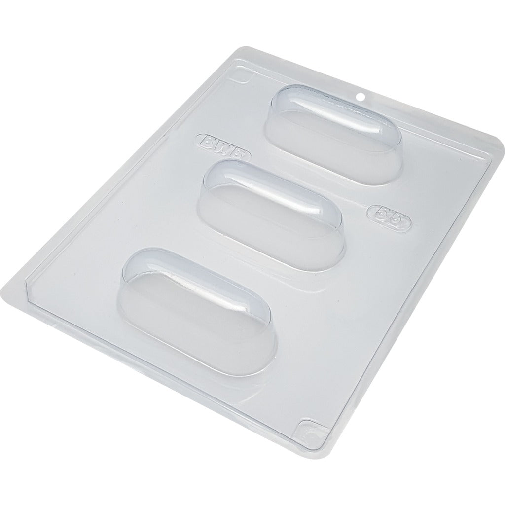 FORMA 3 PARTES COM SILICONE TRUFA ALONGADA 55 - BWB