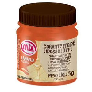 11169 CORANTE EM PÓ LIPOSSOLUVEL LARANJA 5G - MIX
