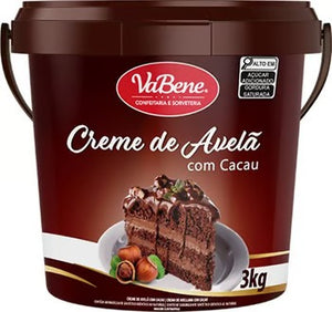 2218 CREME DE AVELÃ COM CACAU 3KG - VABENE