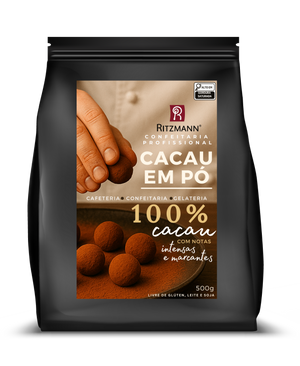 CACAU EM PÓ ALCALINO 500G - RITZMANN