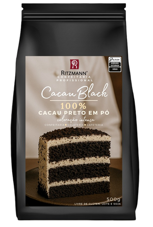 CACAU EM PÓ BLACK/PRETO 500G - RITZMANN