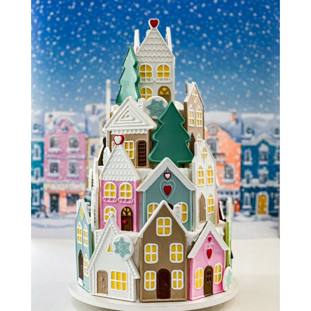 7850 FORMA SIMPLES GRANDE PLACA DECORATIVA NATALINA 10237 - BWB