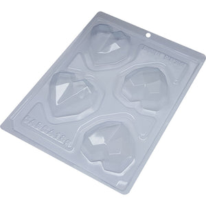 FORMA 3 PARTES COM SILICONE TRUFA CORAÇÃO LAPIDADO 9836 - BWB