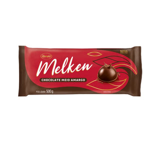 11478 CHOCOLATE MEIO AMARGO MELKEN BARRA 500G - HARALD