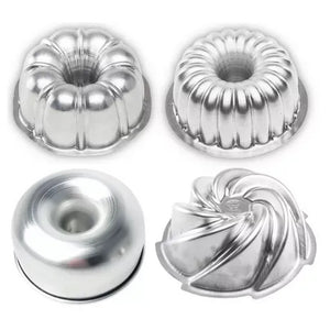 KIT FORMAS MINI DECORADAS EM ALUMÍNIO - CAPARROZ