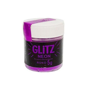PÓ PARA DECORAÇÃO ROXO NEON 5G - FAB