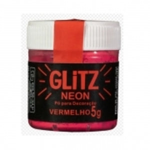 PÓ PARA DECORAÇÃO VERMELHO NEON 5G - FAB