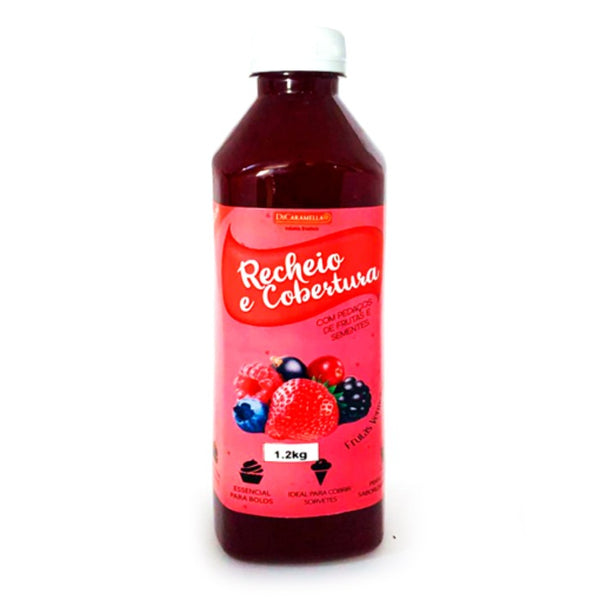 RECHEIO E COBERTURA FRUTAS VERMELHAS 1,2KG - DICARAMELLA